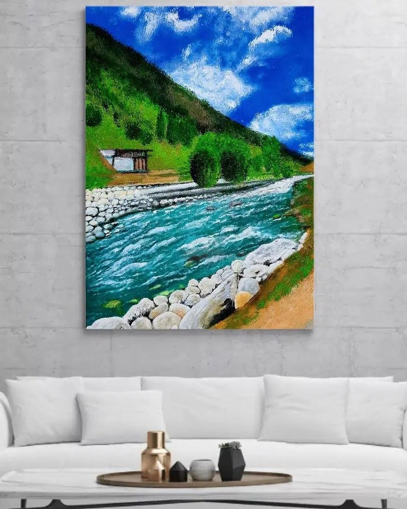 Handmade Oil Painting-Painting-BEESARI