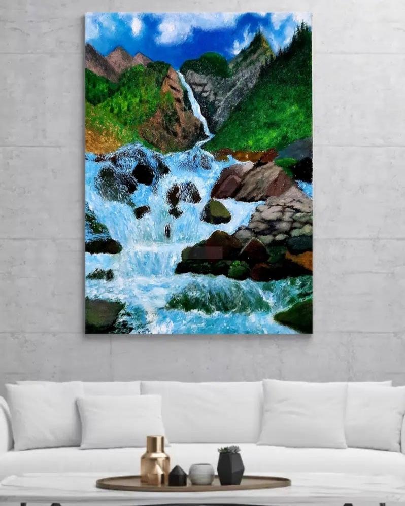 Handmade Oil Painting-Painting-BEESARI