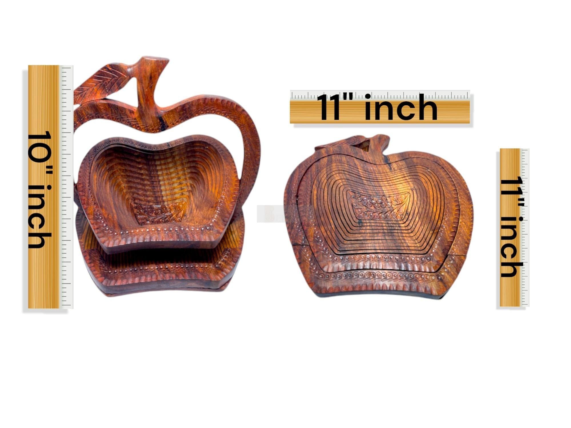 Apple-Shaped Foldable Tray-Trays-BEESARI