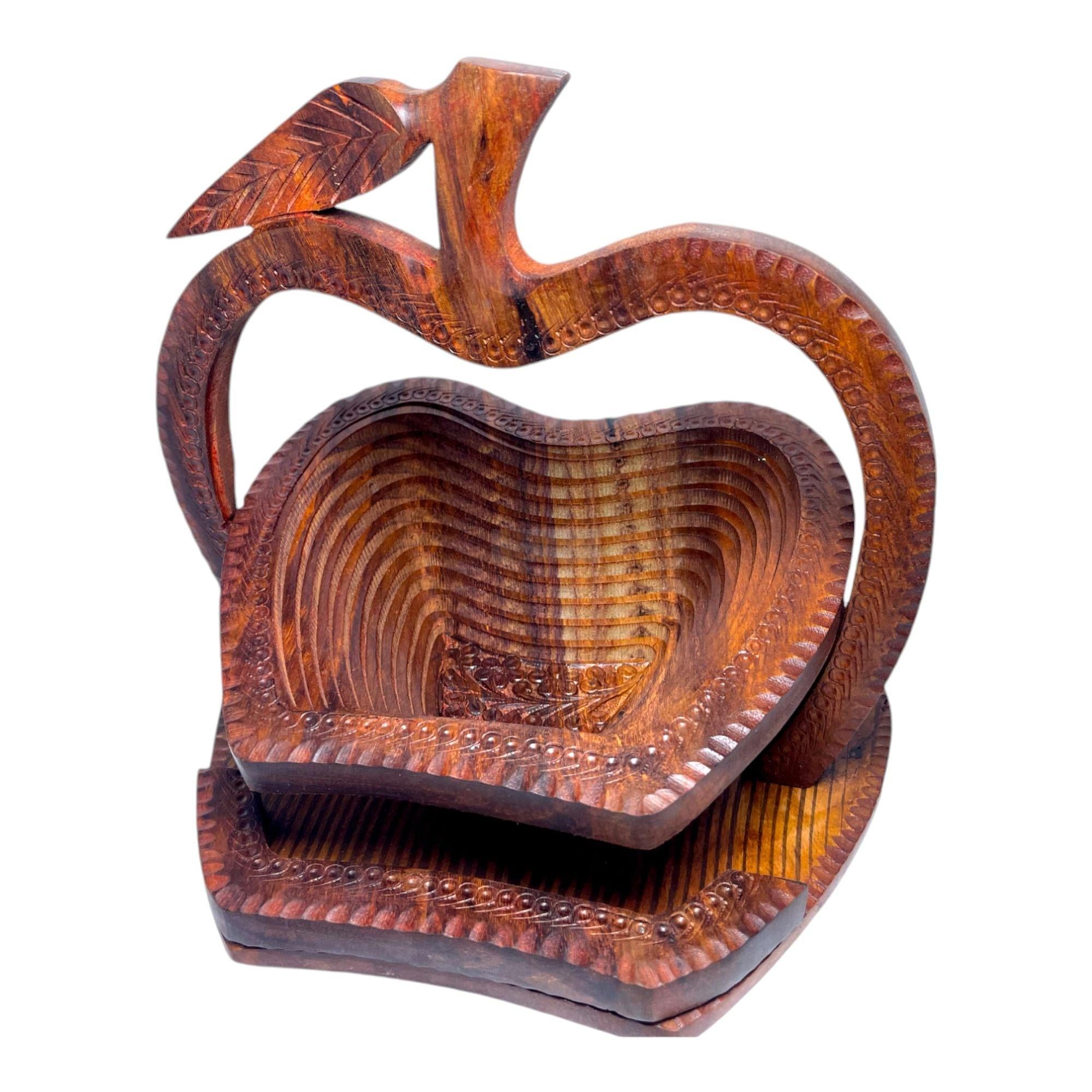Apple-Shaped Foldable Tray-Trays-BEESARI