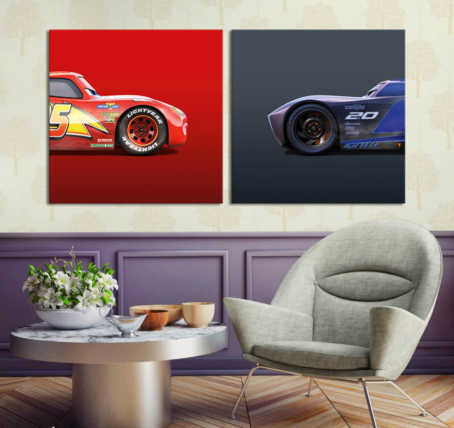 Cars V (2 Panel) Cars Wall Art