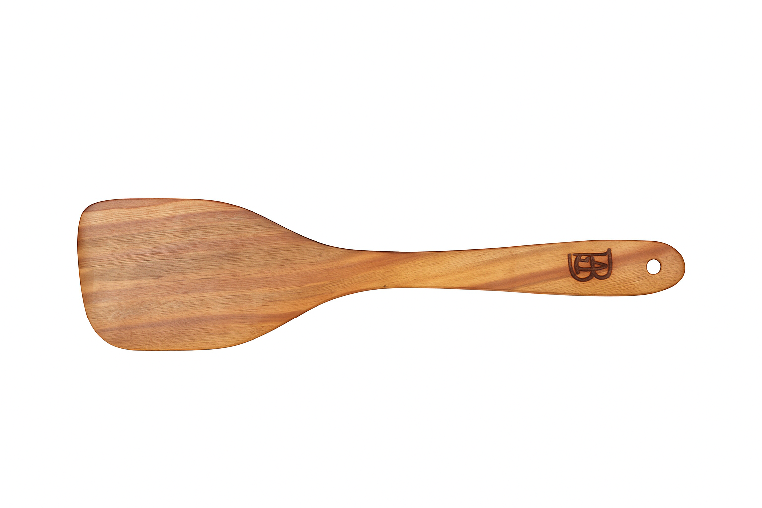 Natural Handmade Wooden Cooking Spatula – Non-Polished, Chemical-Free, Eco-Friendly Utensil for Stirring, Frying & Safe Use on Nonstick Cookware
