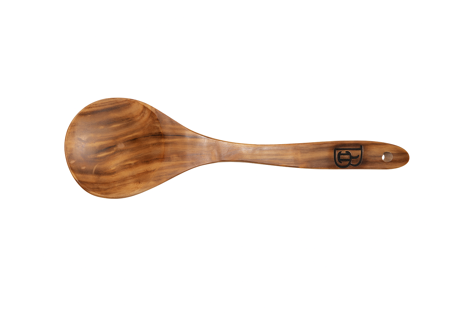 Handcrafted Non Polished Rosewood Cooking Spoon – Chemical Free, Eco-Friendly, Natural Wooden Utensil for Kitchen & Serving