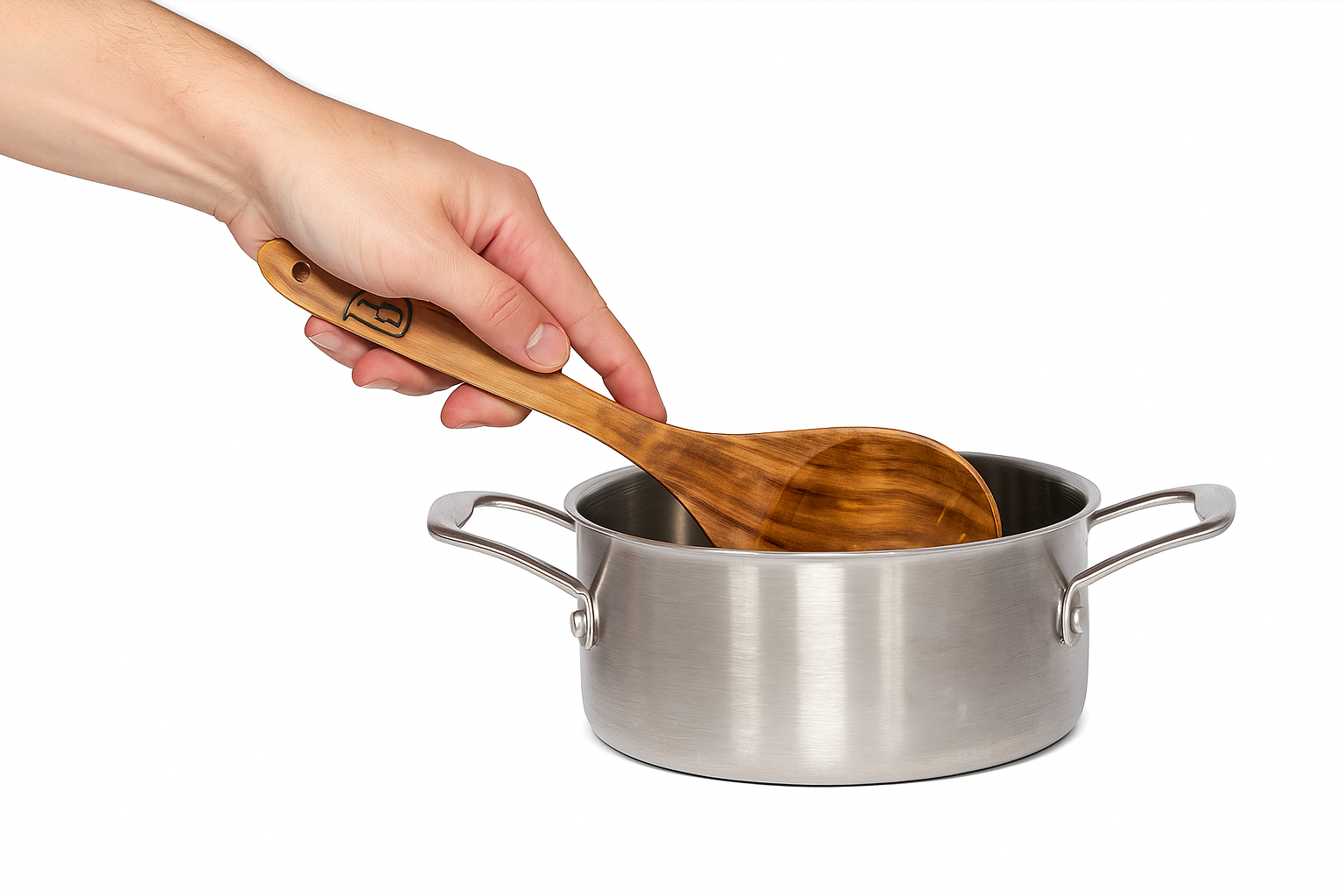 Handcrafted Non Polished Rosewood Cooking Spoon – Chemical Free, Eco-Friendly, Natural Wooden Utensil for Kitchen & Serving