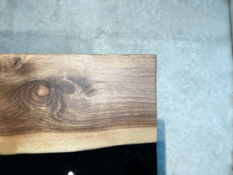 Custom Table - Handmade Live Edge Rosewood Slab with Resin Epoxy-Tables-BEESARI