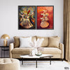Darwesh Sufi Dancers Oil Paint Art (2 Panel) Digital Wall Art