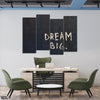 Dream Big (4 Panel) Motivational Wall Art
