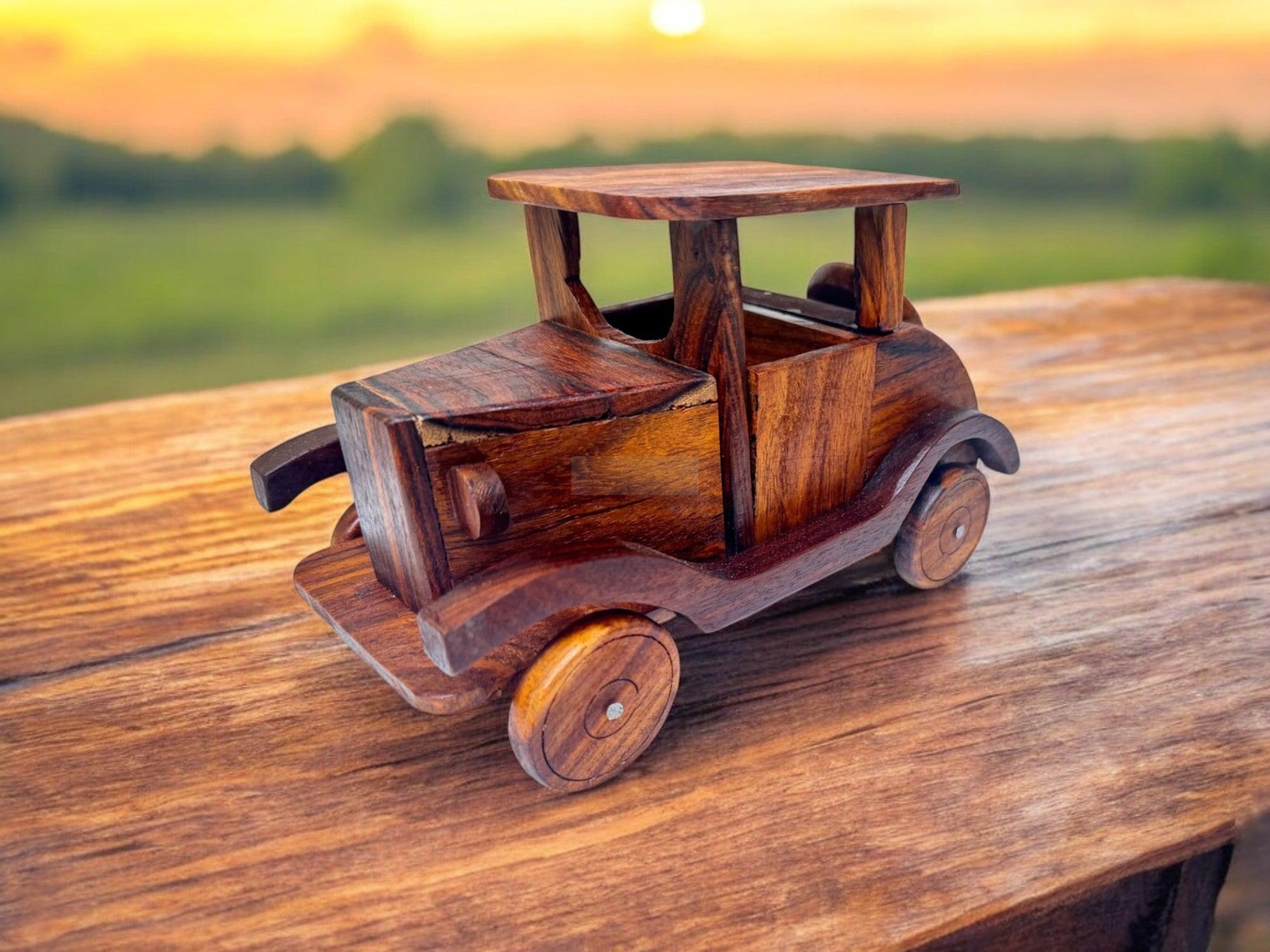 Eco-Friendly Handmade Wooden Toys for Kids - Durable, Non-Toxic, Reusable, Montessori Educational Toy Set for Toddlers and Gifts-Decor Pcs-BEESARI