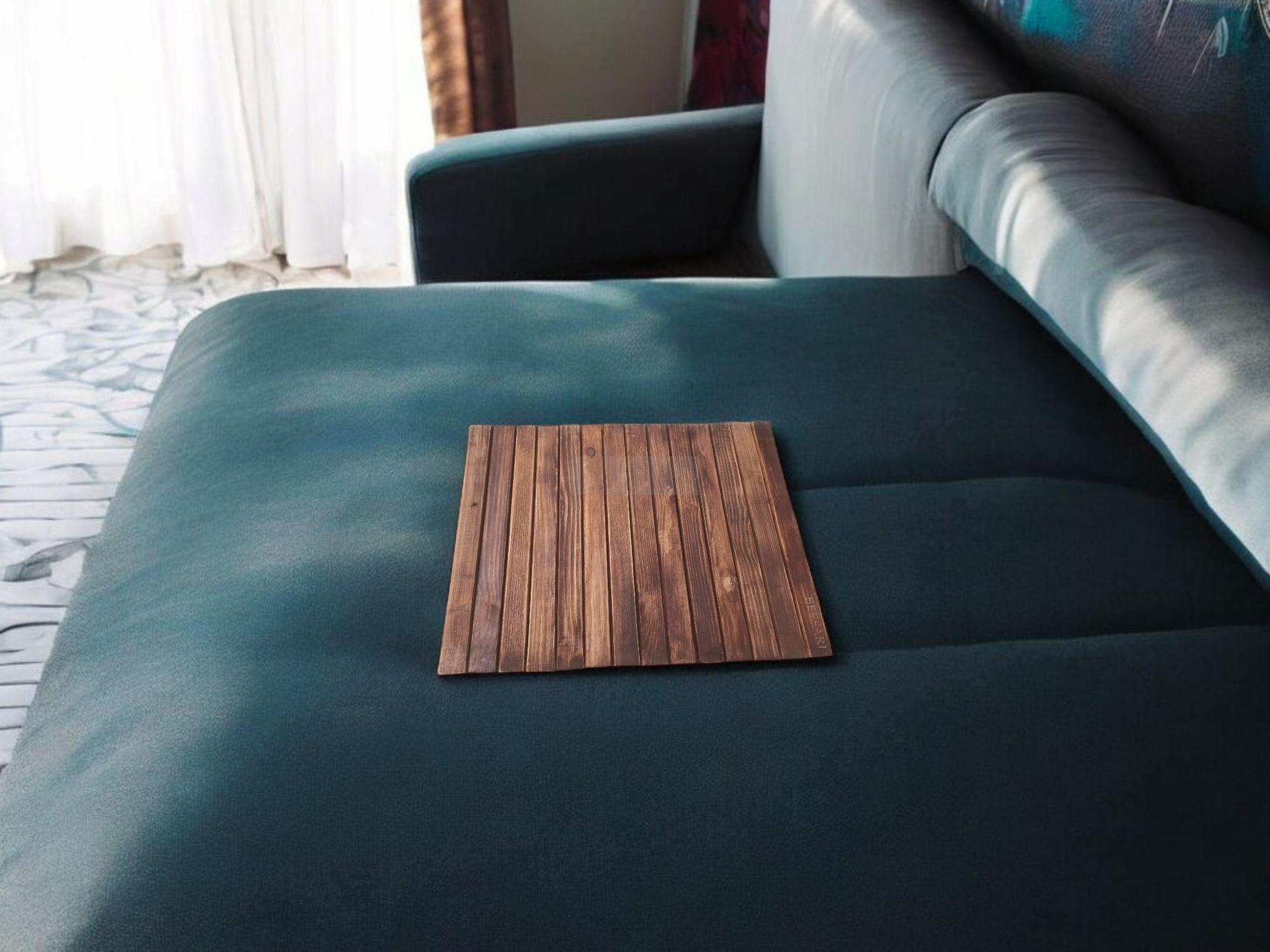 Foldable Wooden Sofa Tray-Trays-BEESARI
