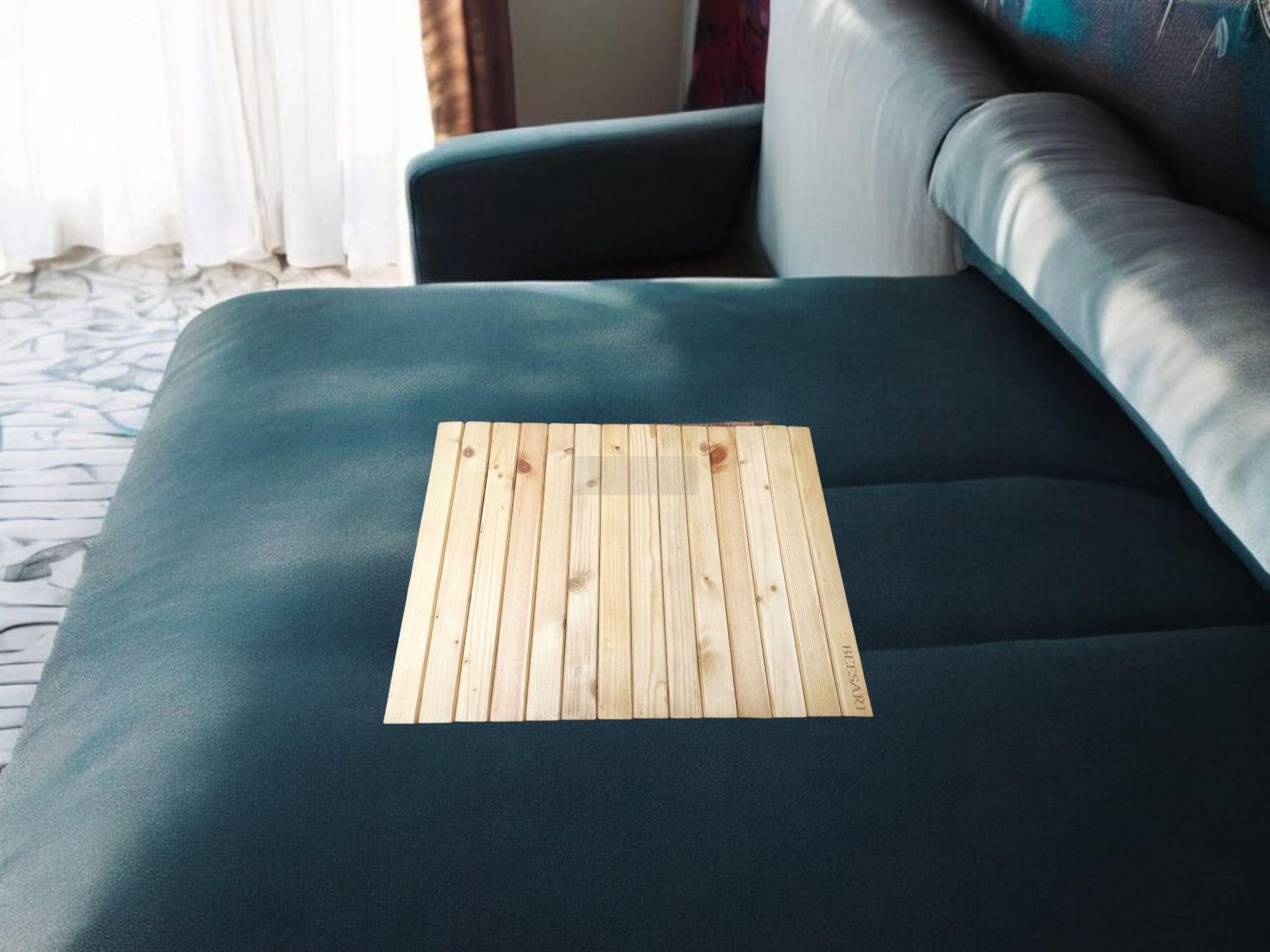 Foldable Wooden Sofa Tray-Trays-BEESARI