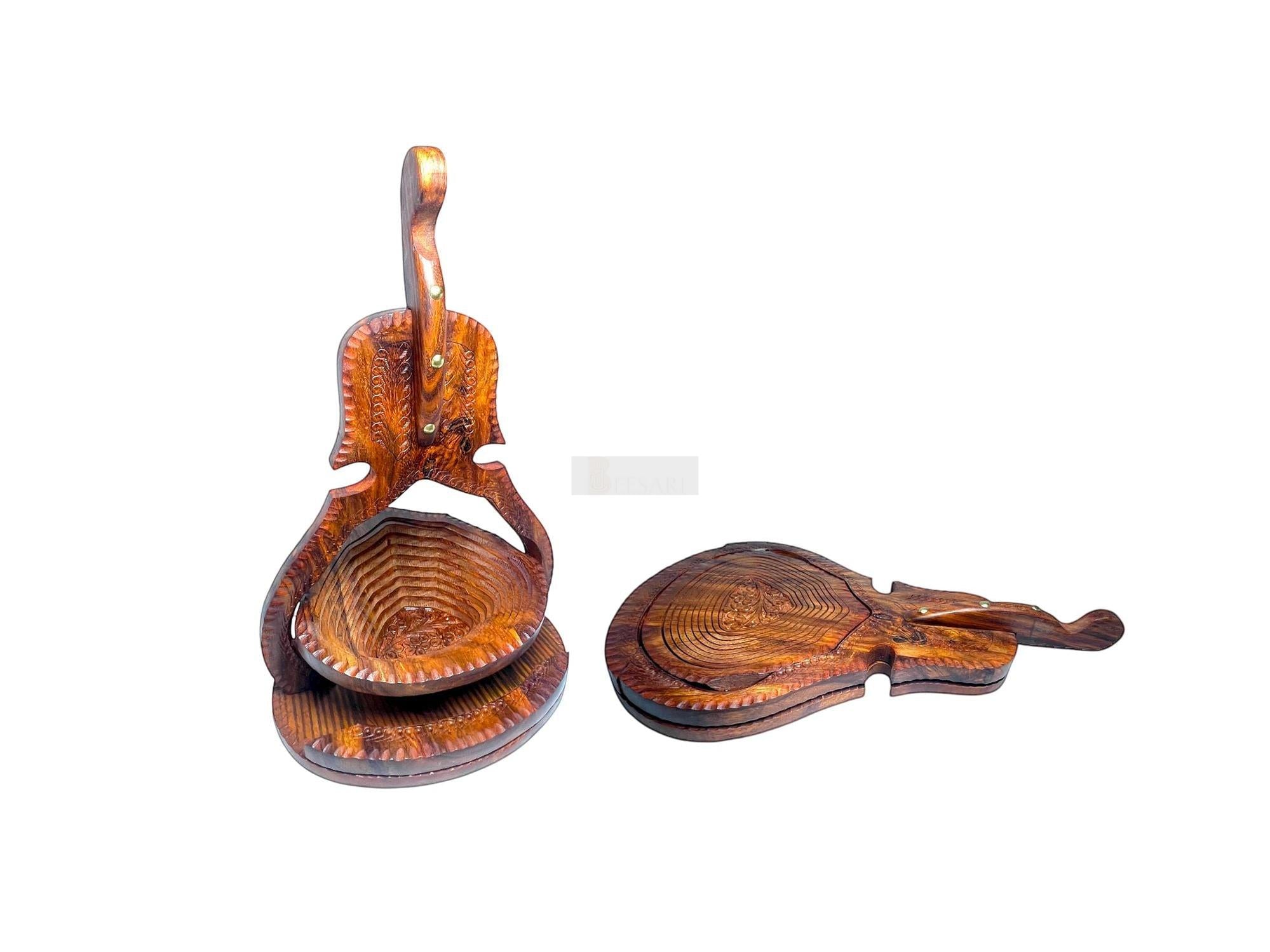 Guitar-Shaped Foldable Tray-Trays-BEESARI