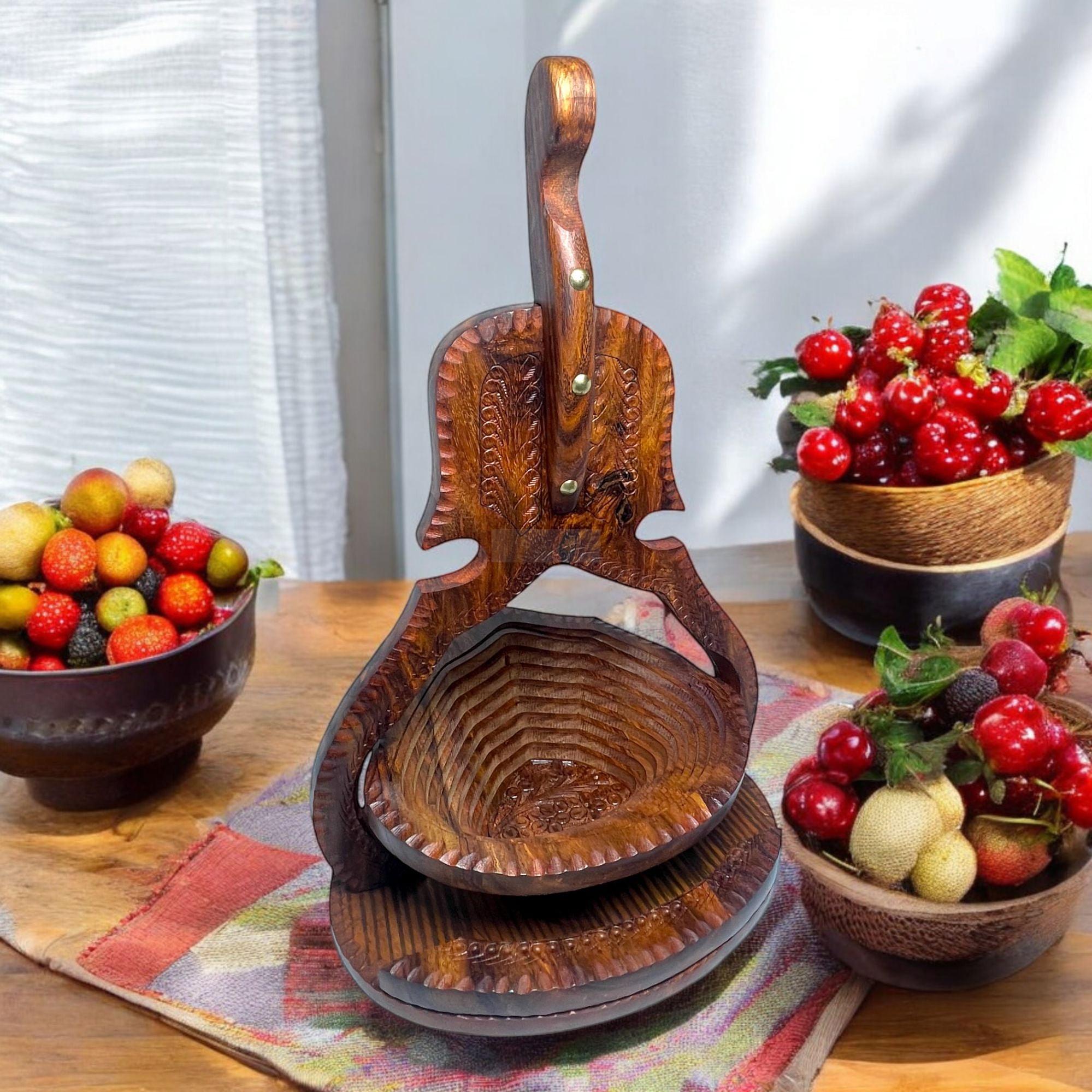 Guitar-Shaped Foldable Tray-Trays-BEESARI