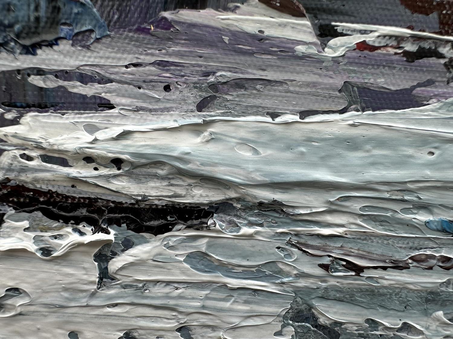 Hand Painted Large Sailboat Canvas Wall Art Abstract Modern Acrylic Oil Painting Vertical Sailing Boat Framed Textured Wall Art Gray Artwork Contemporary Art-Painting-BEESARI