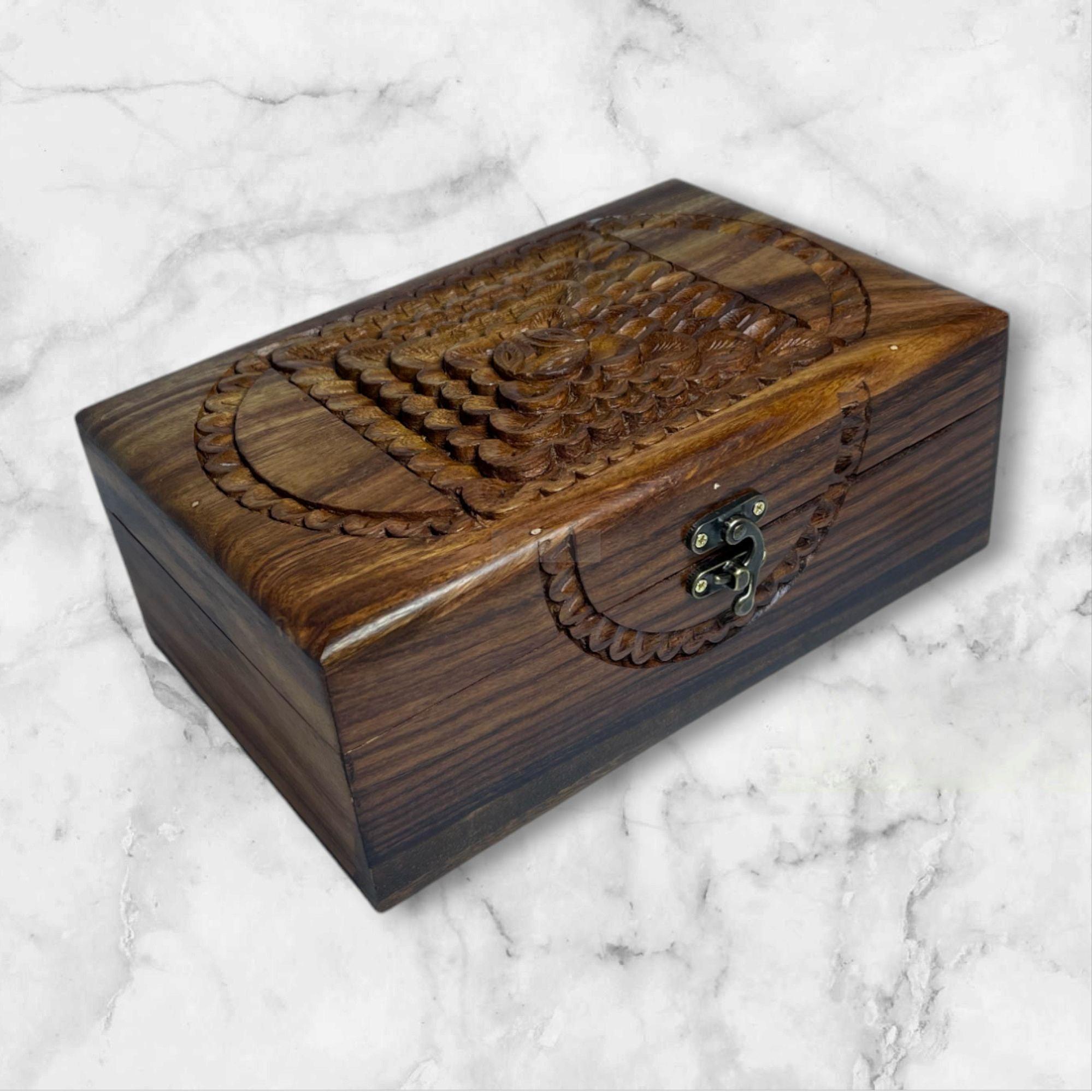 Handcrafted Rosewood Jewelry Box-Organizer-BEESARI