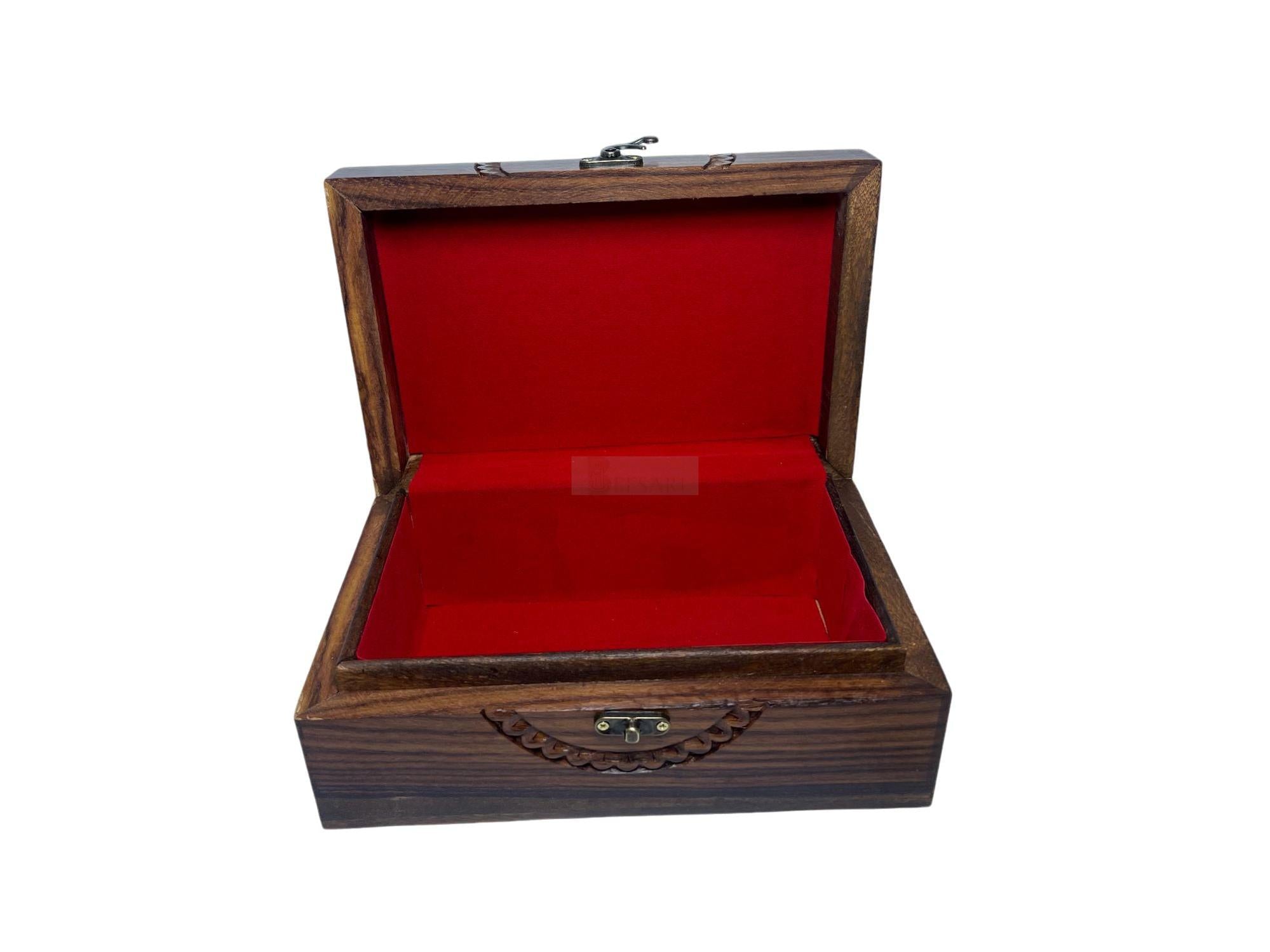 Handcrafted Rosewood Jewelry Box-Organizer-BEESARI