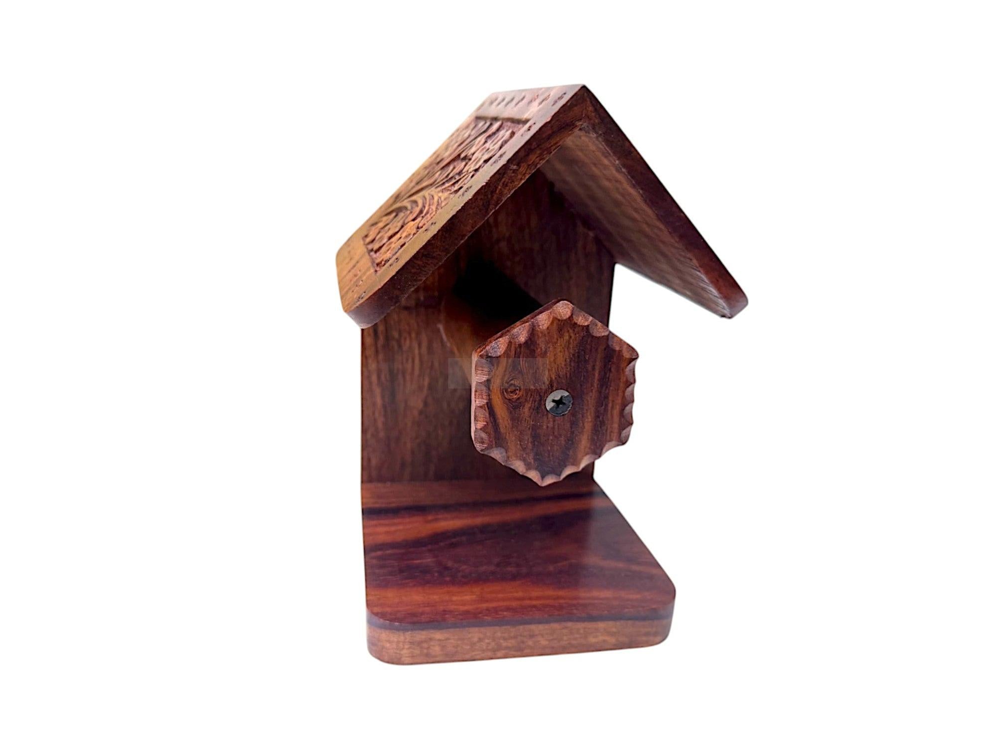 Handmade Rosewood Tissue Roll Srand – Rustic, Elegant Wooden Tissue Holder, Custom Decorative Rosewood Tissue Dispenser, Eco-Friendly, Stylish Bathroom and Home Decor-Organizer-BEESARI