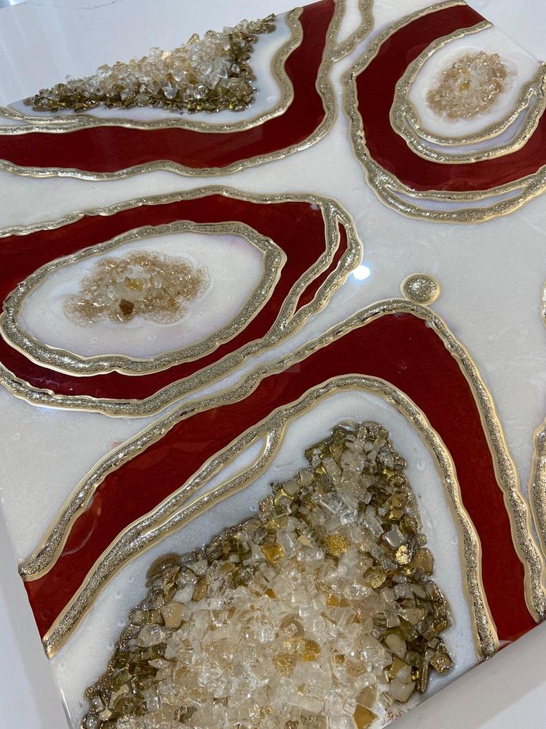 Stone-Inspired Resin Wall Décor Piece-Wall Decor-BEESARI
