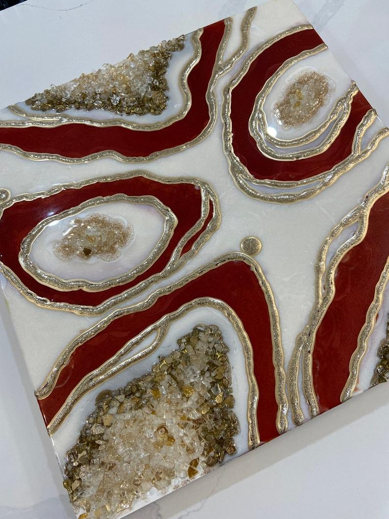 Stone-Inspired Resin Wall Décor Piece-Wall Decor-BEESARI
