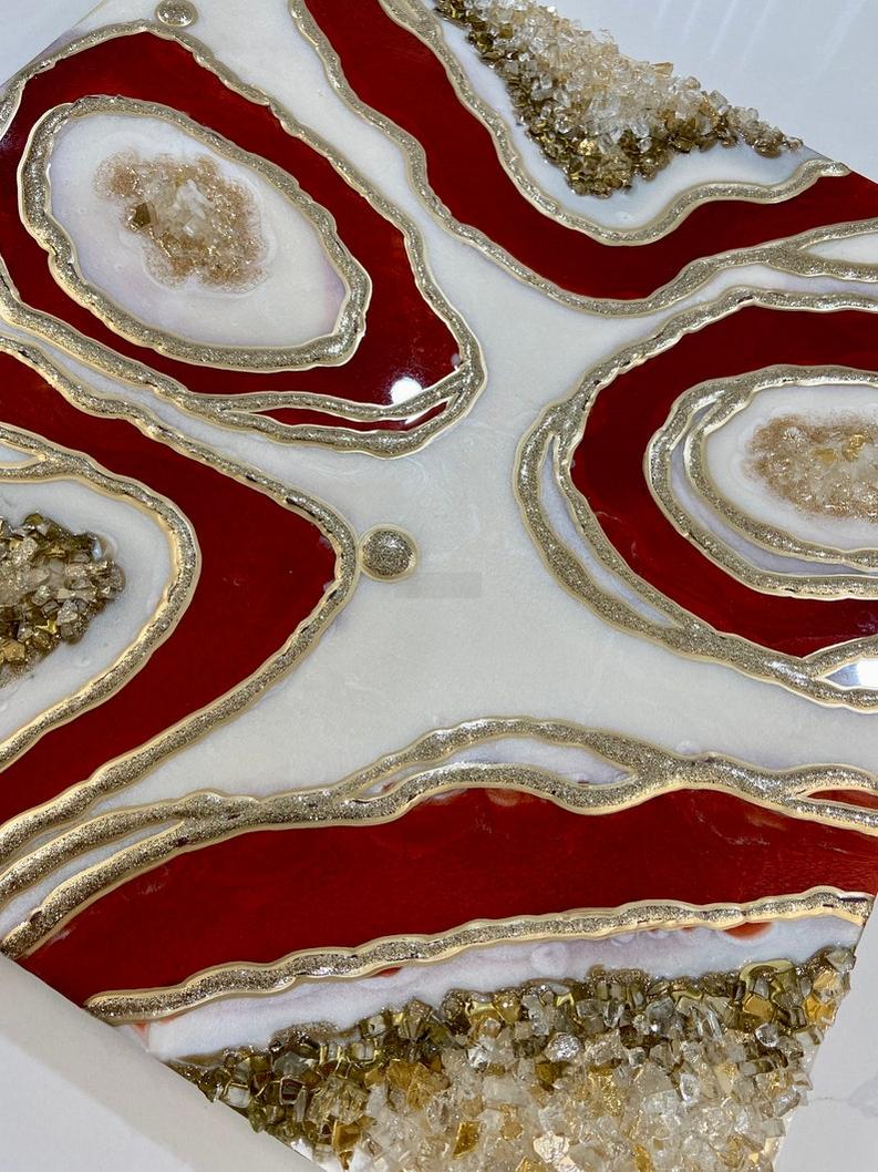 Stone-Inspired Resin Wall Décor Piece-Wall Decor-BEESARI