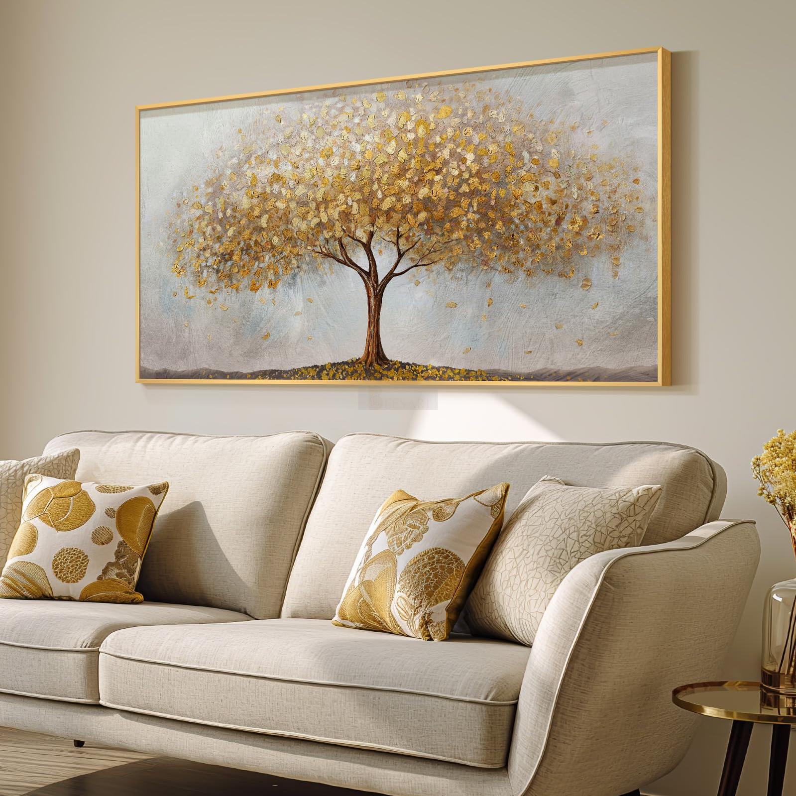 Tree of Life Wall Art - Hand Painted Original Painting - Canvas Artwork for Walls, Large Painting-Painting-BEESARI