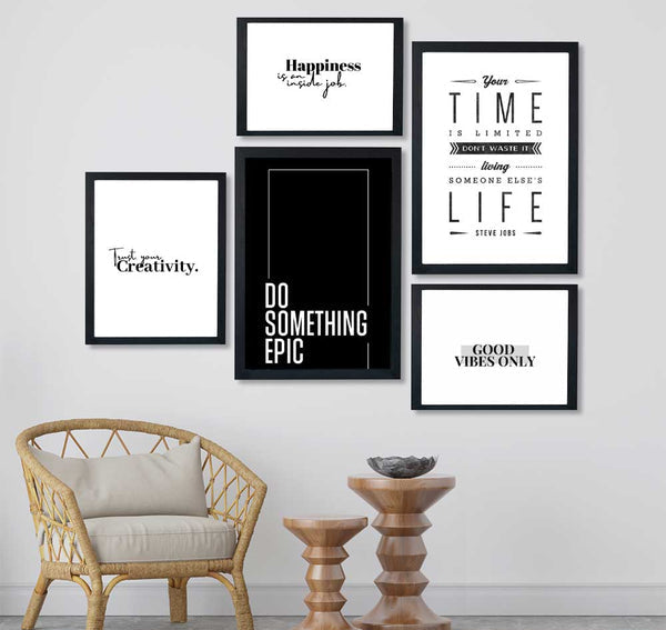 Do Something Epic (5 Panel) Motivational Wall Art