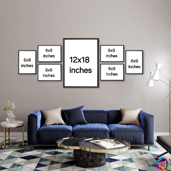 Colorful Luxury Cars Collection (7 Panel) Cars Wall Art