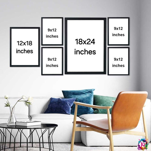 Boho Art Collection (6 Panel) Wall Art