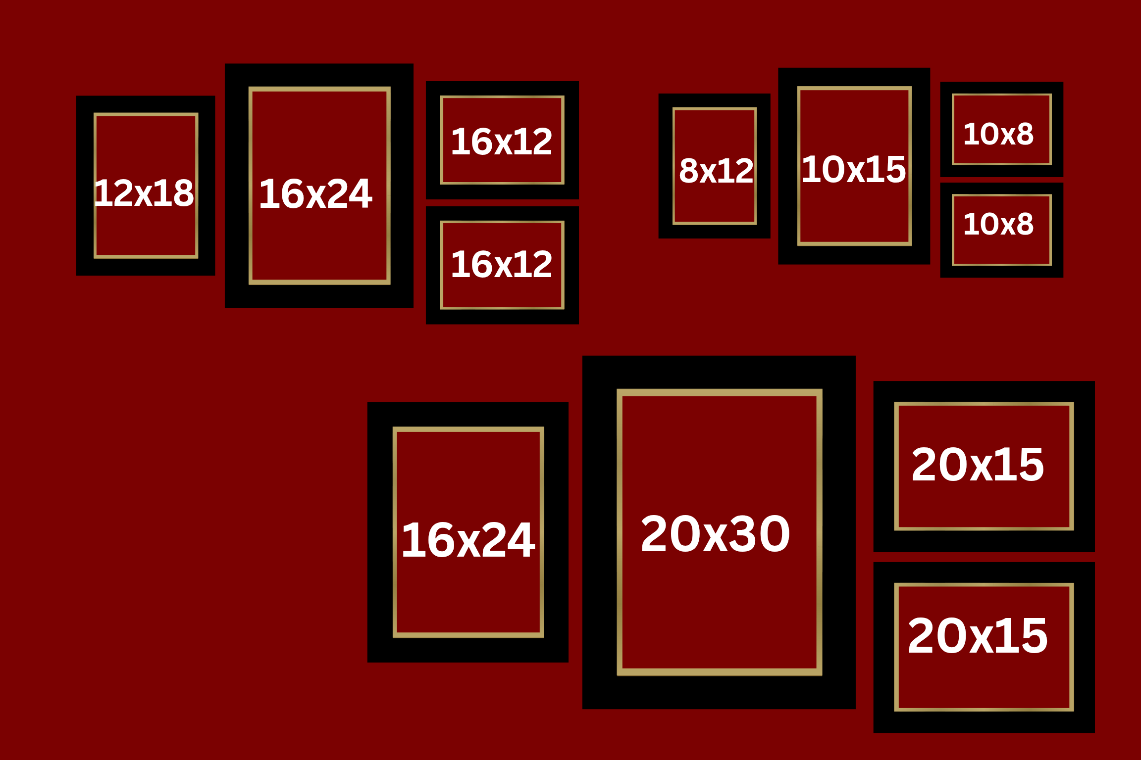 Blue Themed Floral Pattern (4 Panel) Pattern Wall Art